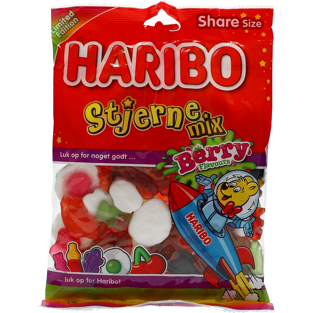 Haribo DK Stjerne Mix Berry