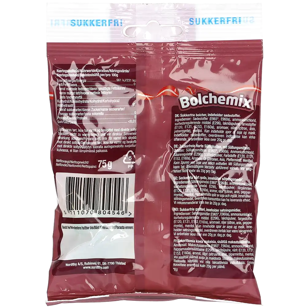 Nordthy Sukkerfri bolchemix