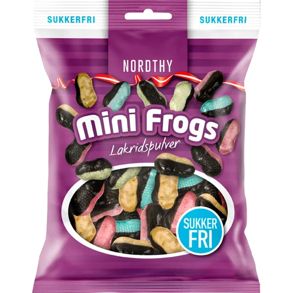 Nordthy Sockerfri godismix minifrog