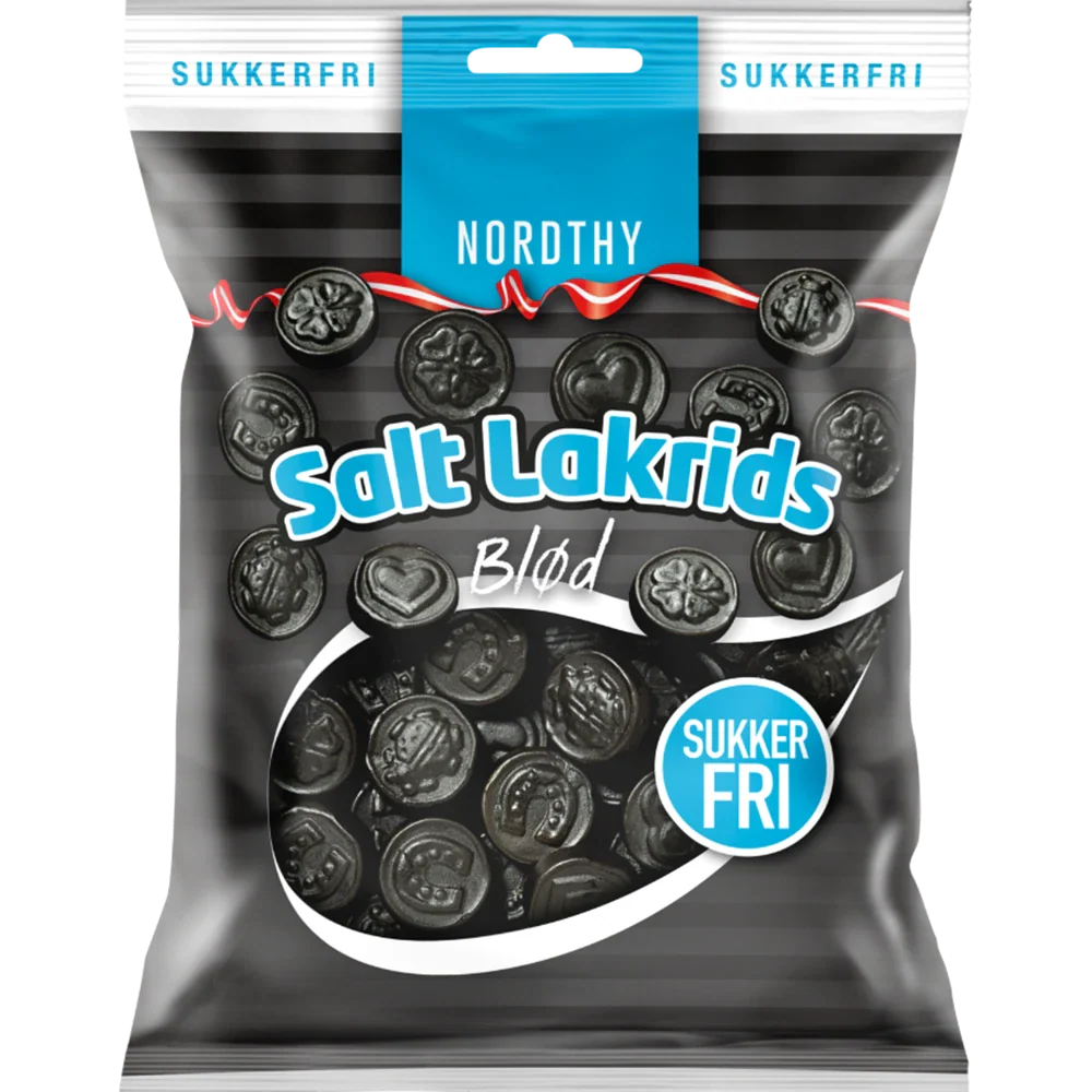 Nordthy Sukkerfri Saltlakrids