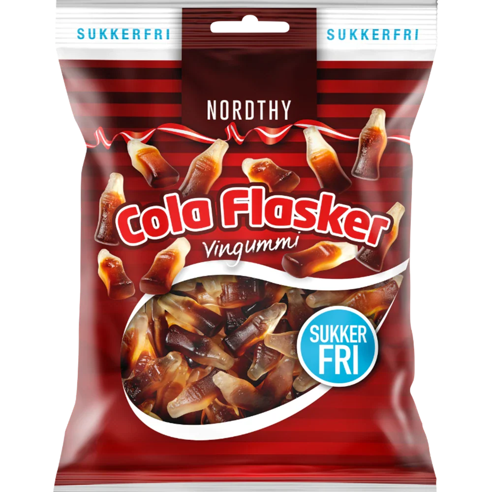 Nordthy Sukkerfri Colaflasker
