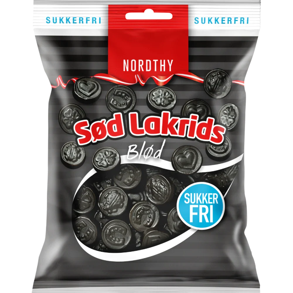 Nordthy Zuckerfrei sød Lakrids