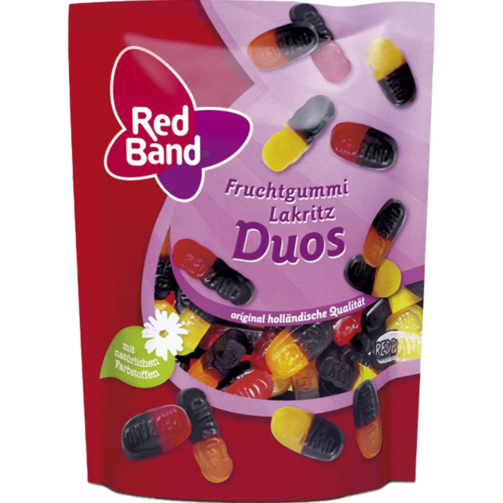 Red Band Fruktgummi Lakrits Duos