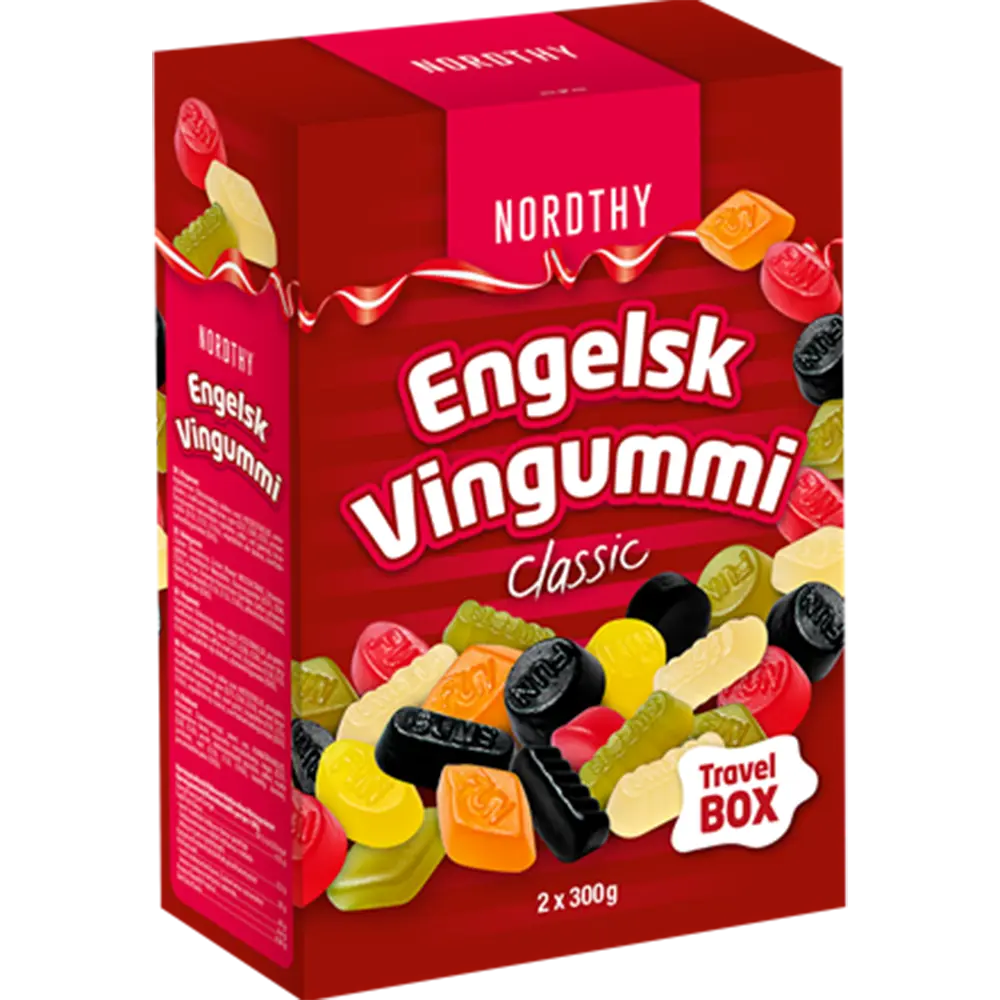 Nordthy Rejseboks Engelsk Vingummi
