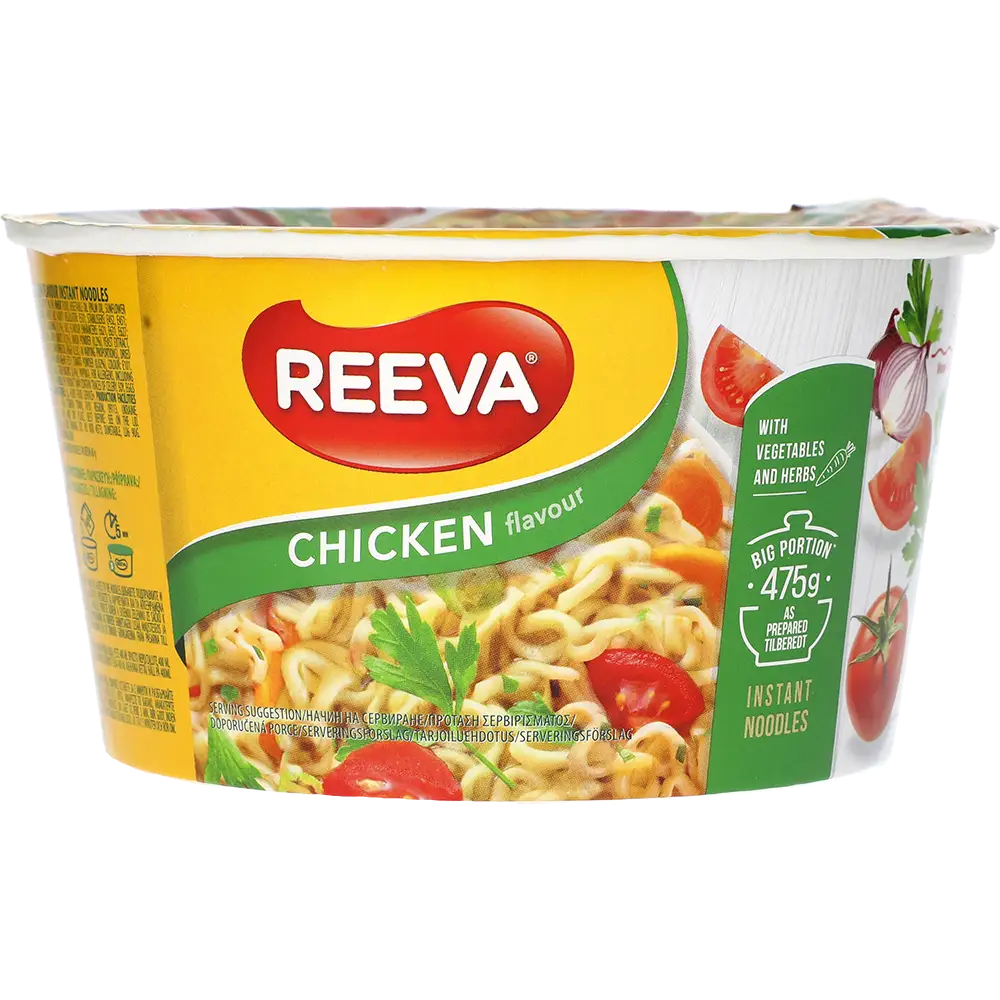 Reeva Big Bowl Instant Nudler Grøntsag