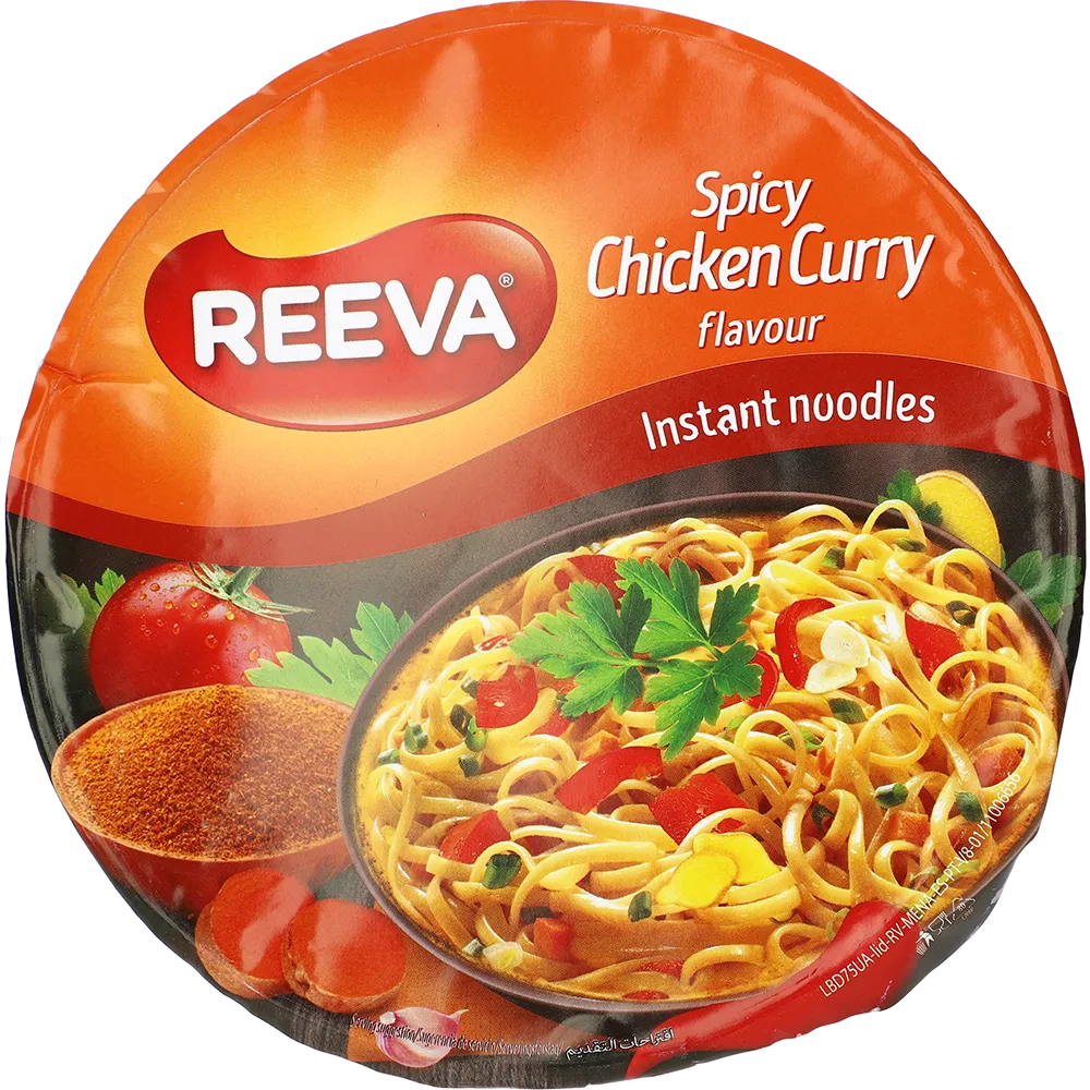 Reeva Big Bowl Instant Nudler Stærk Kylling