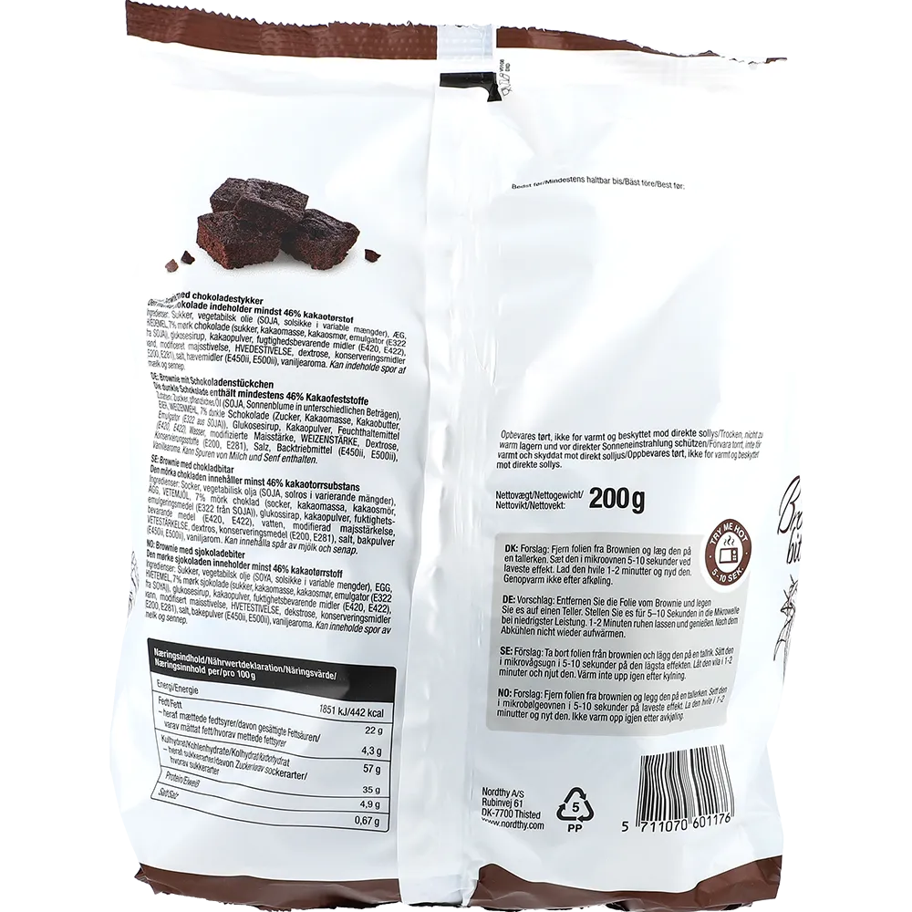 Nordthy Minibrownies choklad
