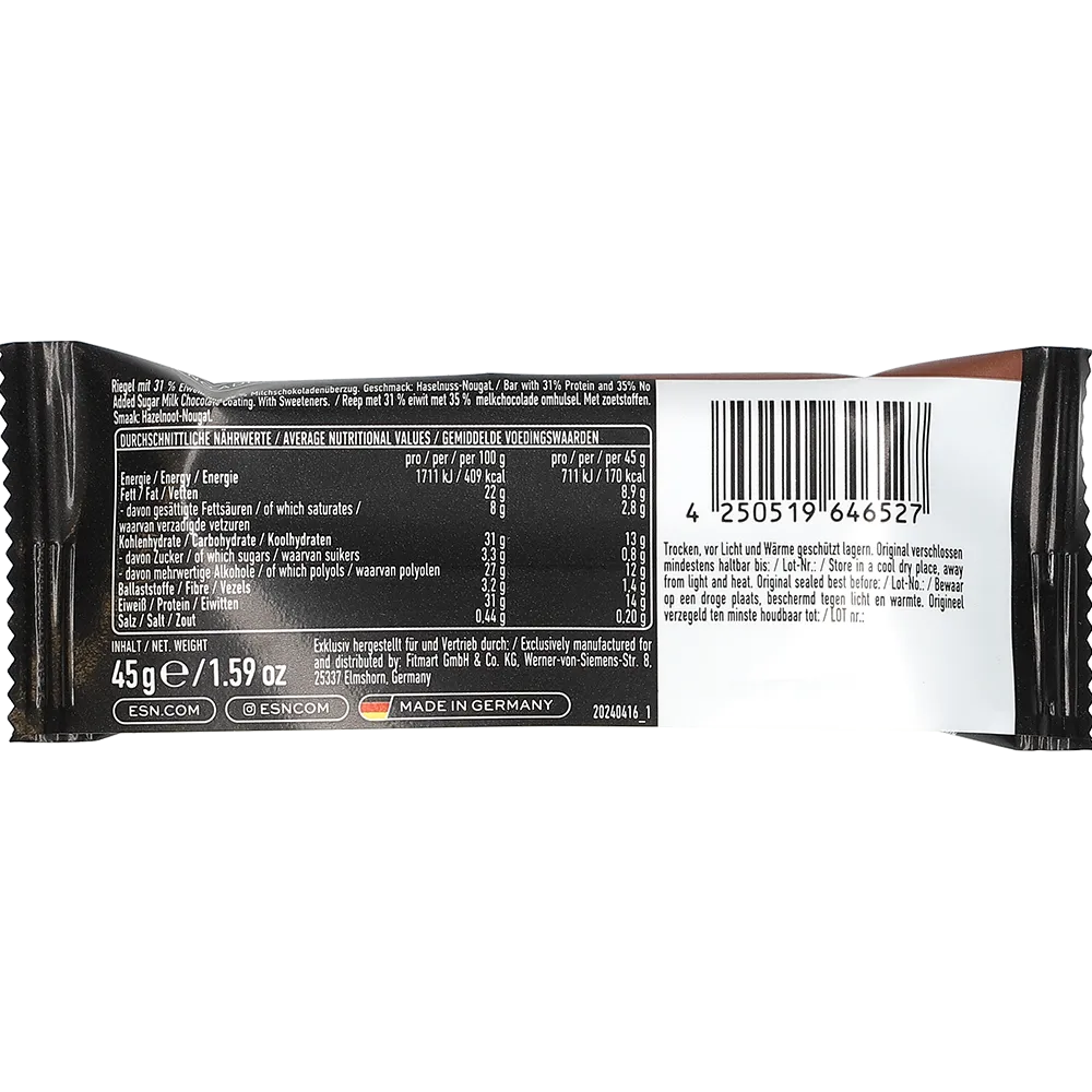 ESN Protein Designer Bar Hazelnut Nougat