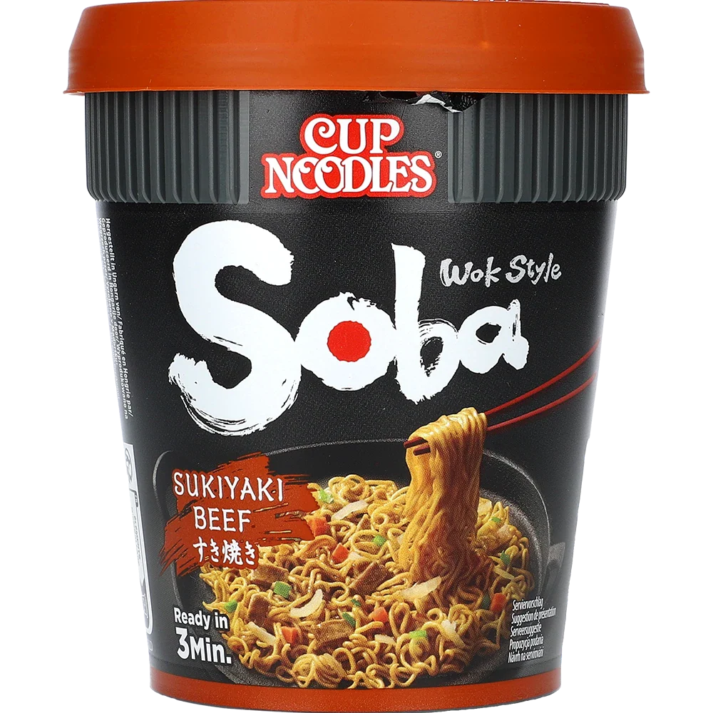SOBA Cup Sukiyaki-nötkött
