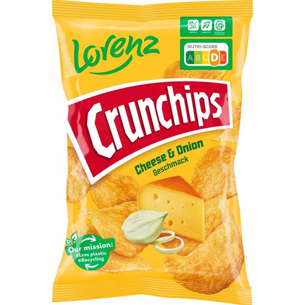 Lorenz Crunch. Cheese & Onions