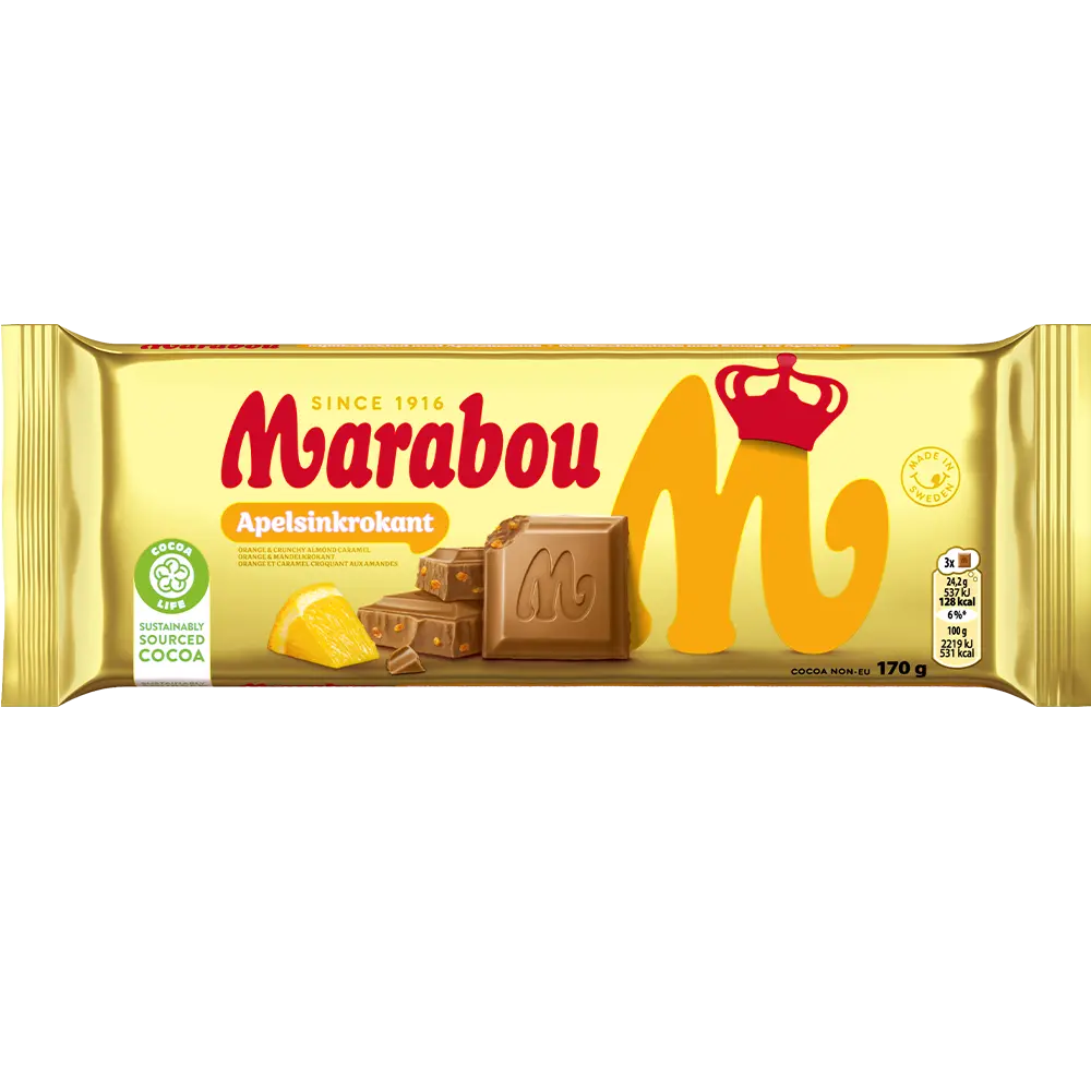 Marabou Apelsinkrokant