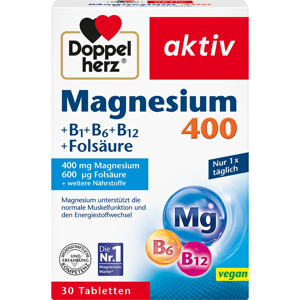DH Magnesium 400+B1+B6+B12+Fols.