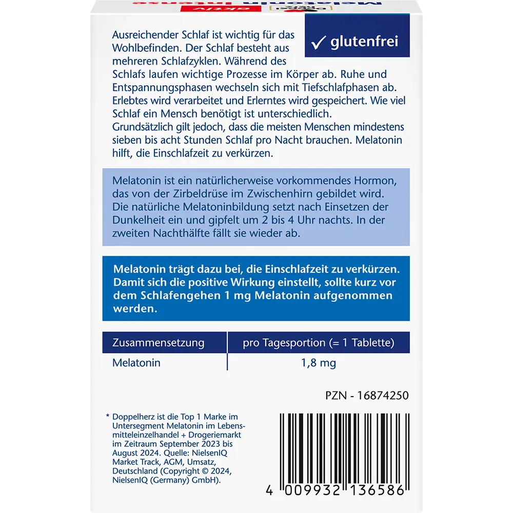 DH Melatonin Schneller Einschlafen