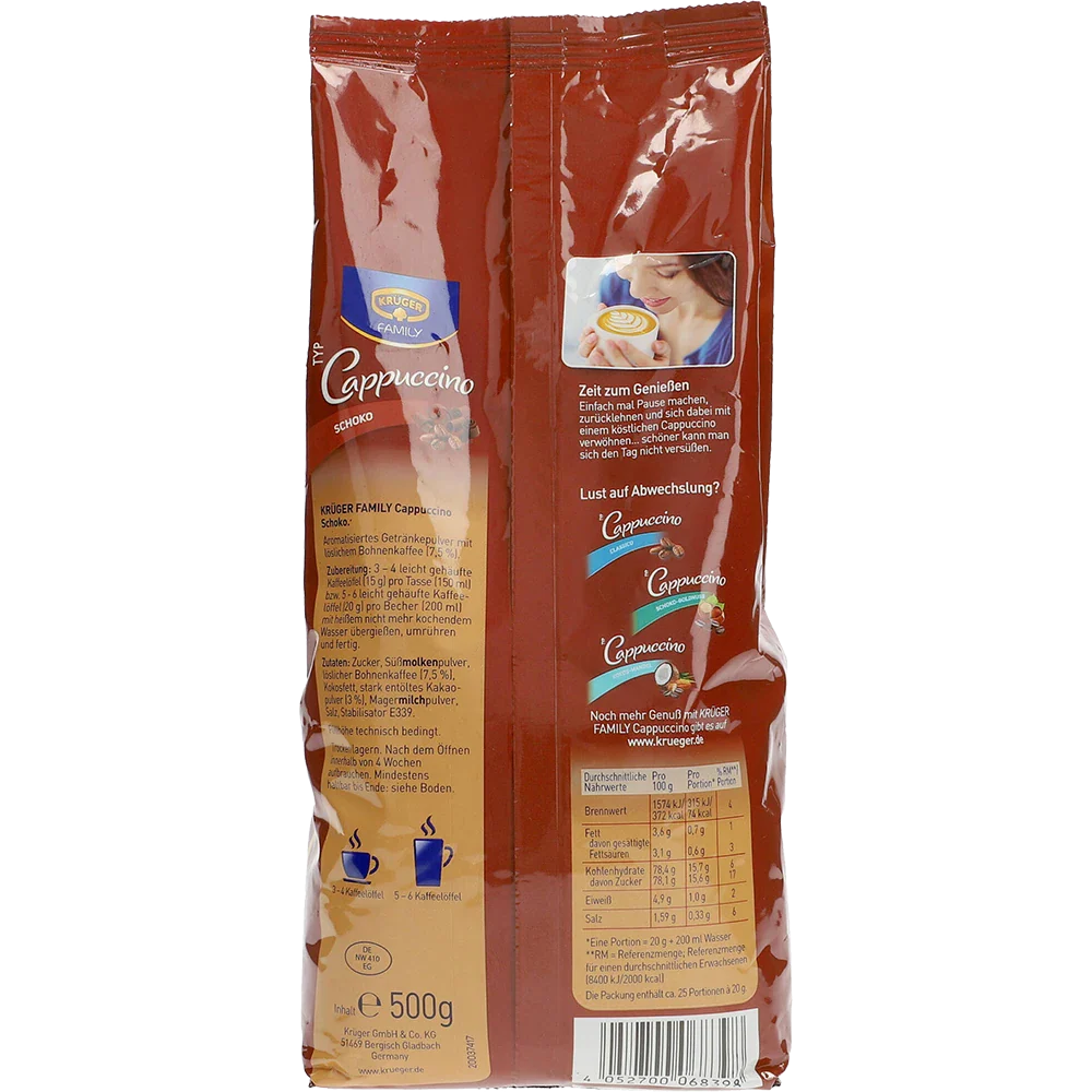 Krüger Cappuccino Choklad