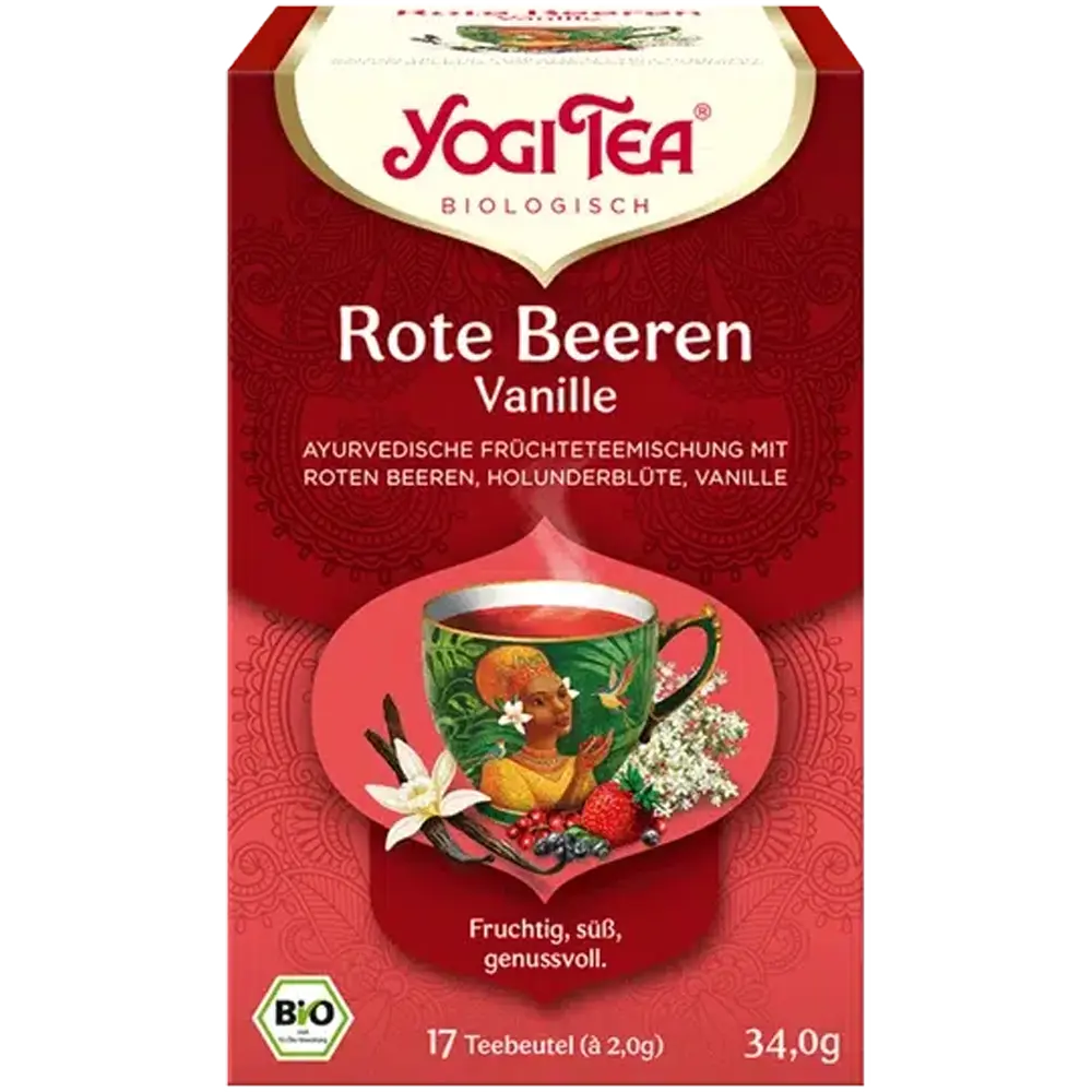 Yogi Tea Röda Bär Vanilj EKO
