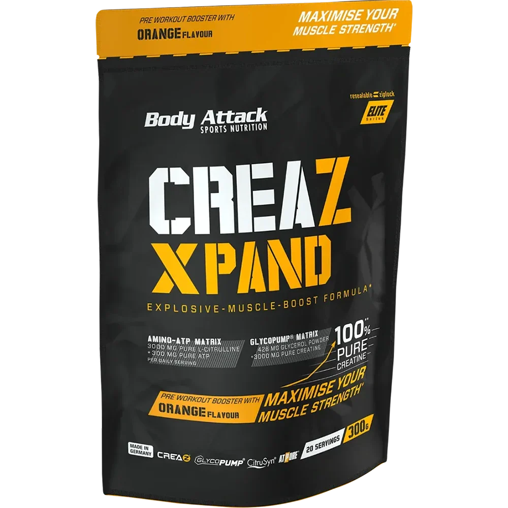 Body Attack Creaz Xpand Kreatin-Booster Apelsin
