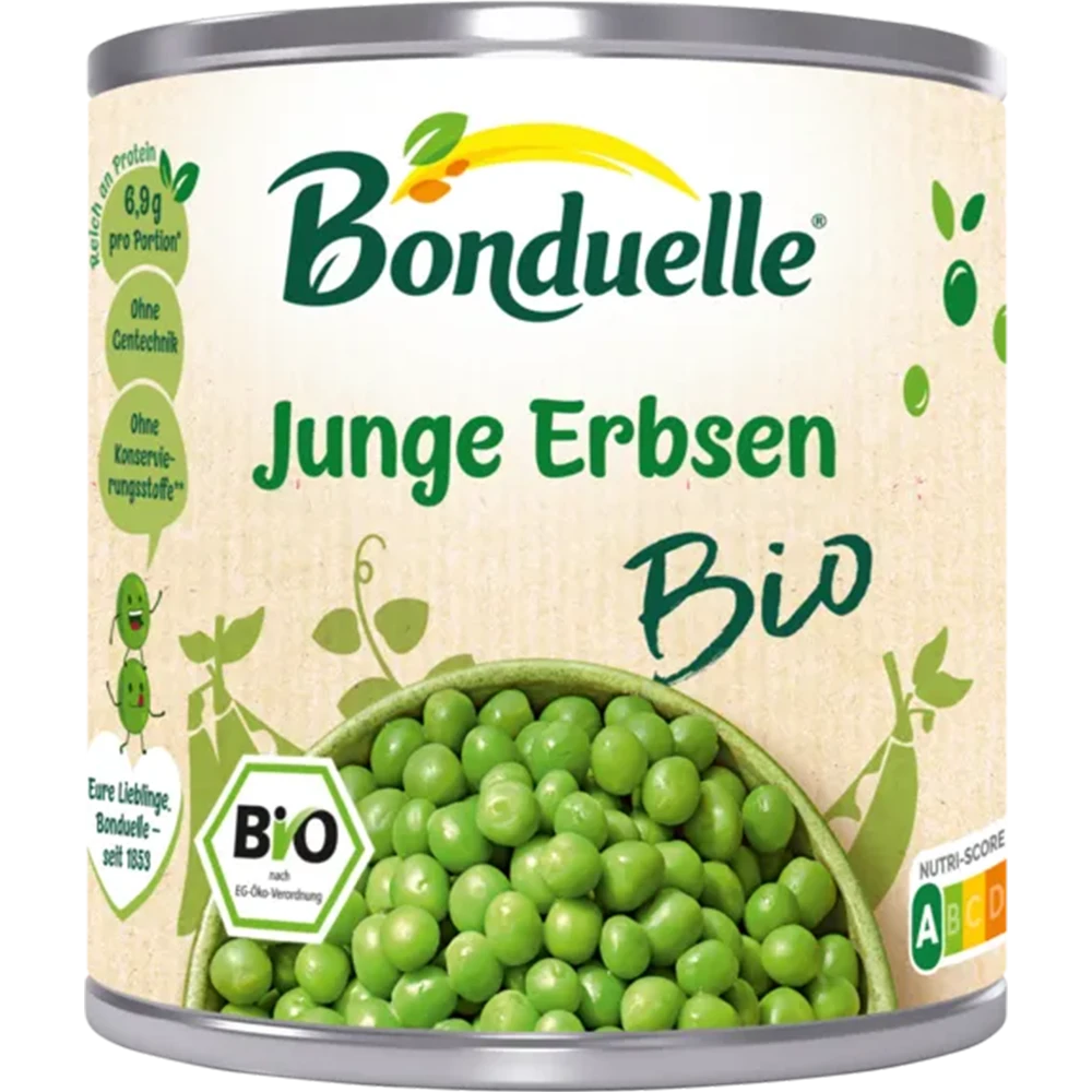 Bonduelle Bio Junge Erbsen