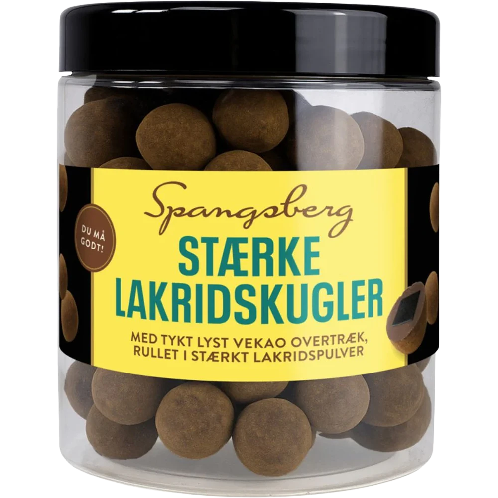 Spangsberg Stærke lakridskugler