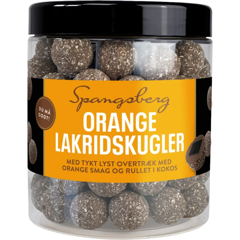 Spangsberg Orange lakridskugler