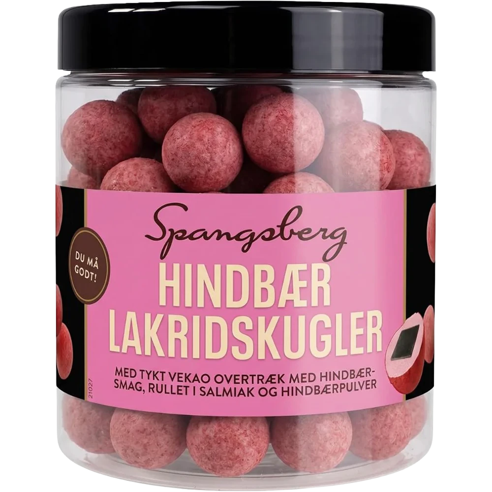 Spangsberg Hindbær lakridskugler