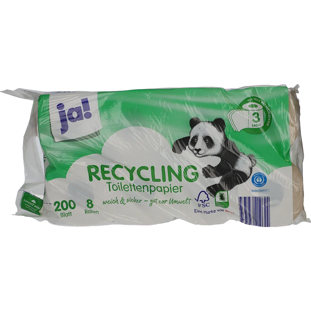 ja! Toilettenpapier Hybrid 3lagig 200 Blatt