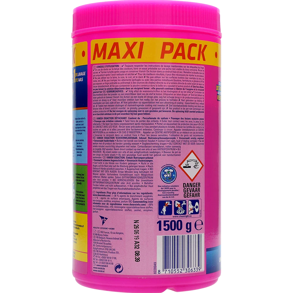 Vanish Oxi Action Powder Pink