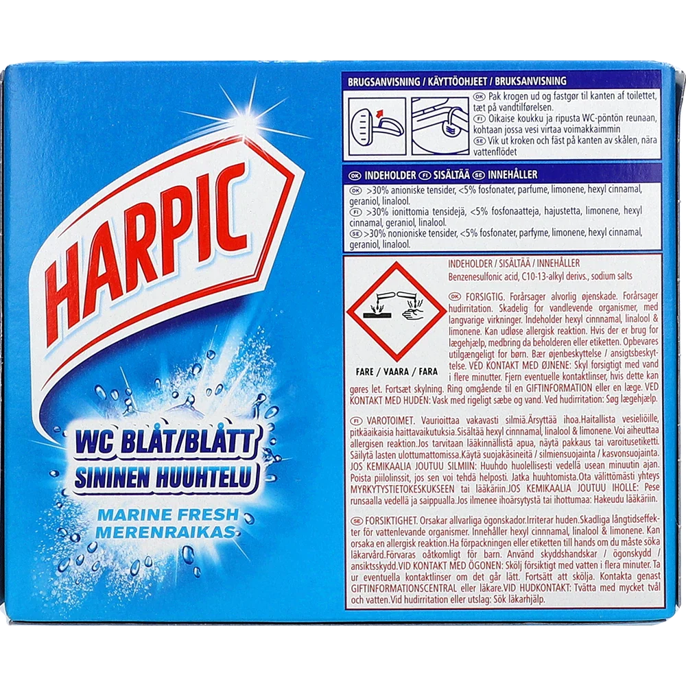 Harpic WC-blå/Toilettenduft