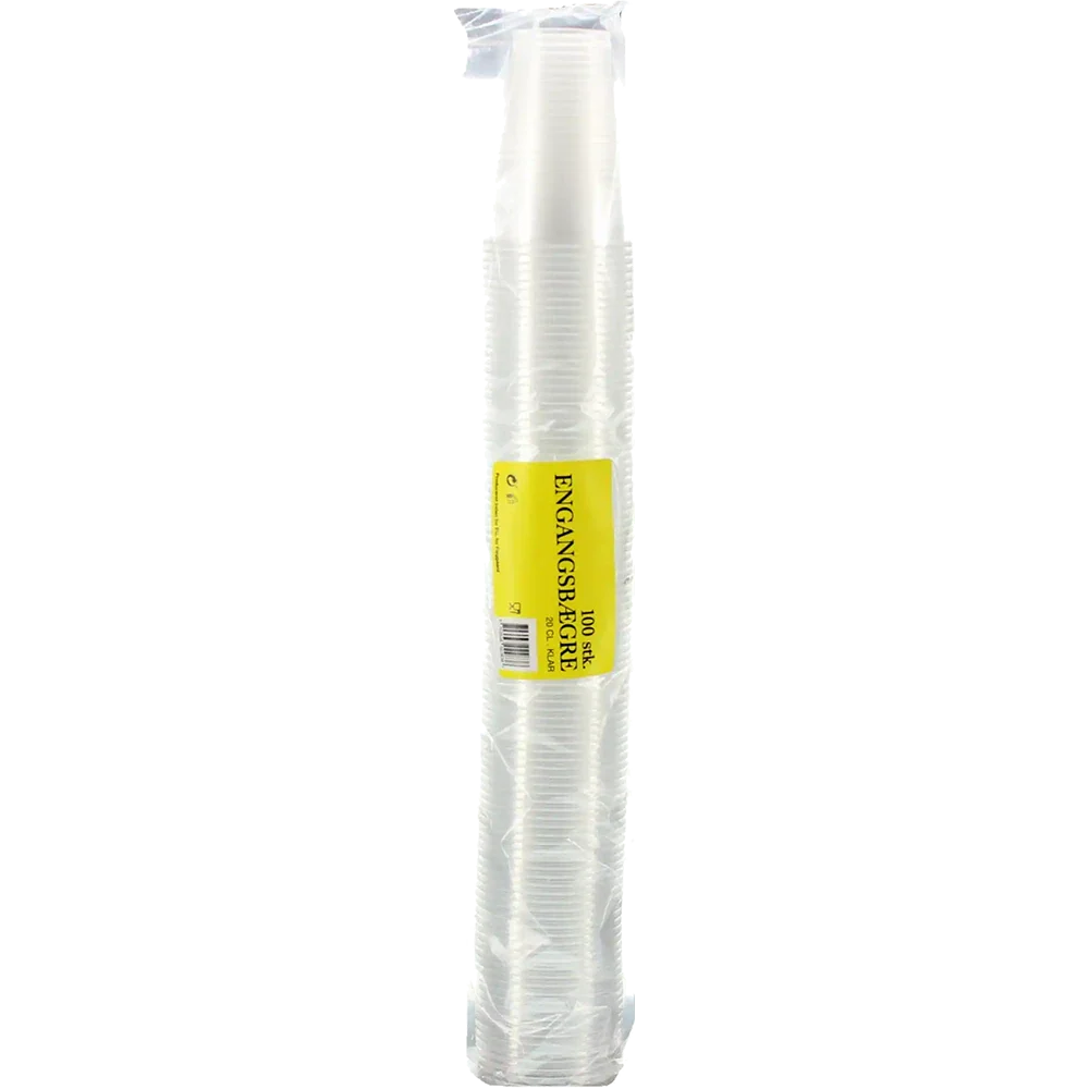Plastikbecher klar