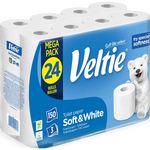 Veltie Toilettenpapier White 24x150Blatt 3lg 18,3m