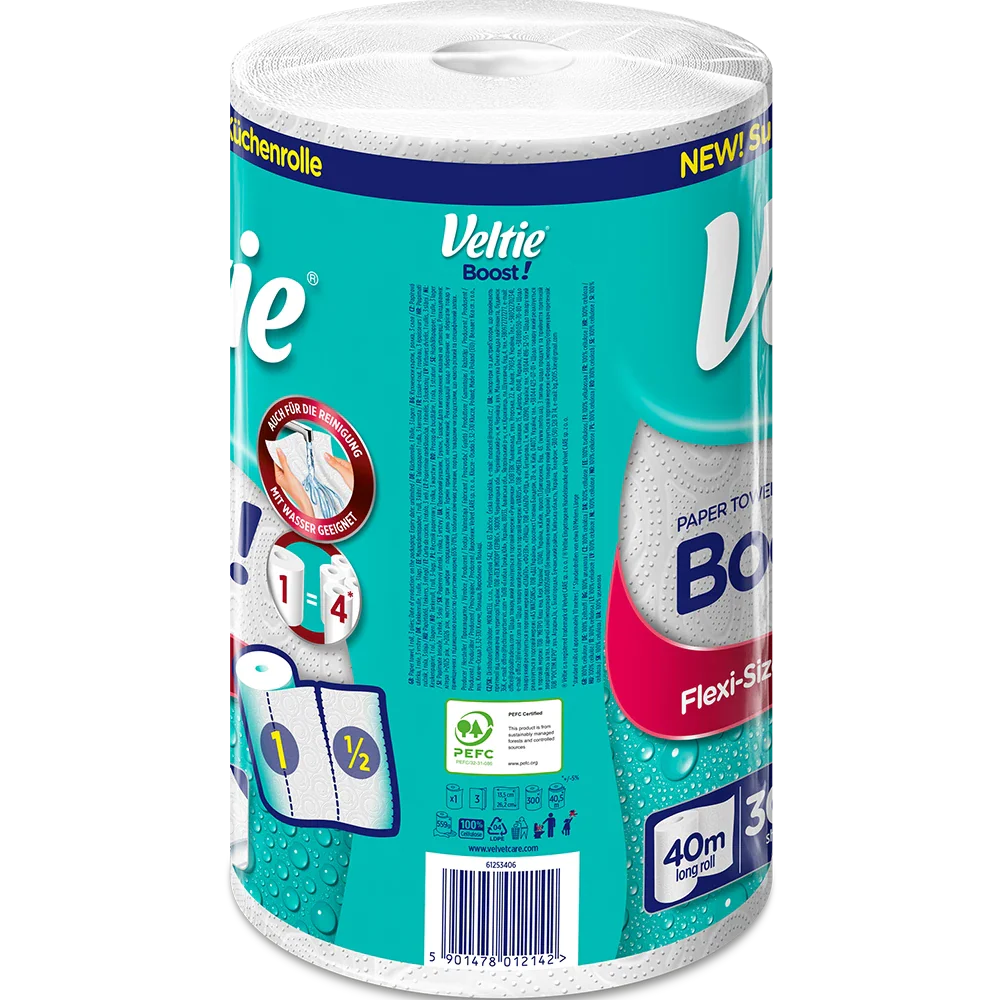 Veltie Küchenrolle Boost 1x300Blatt 3lg