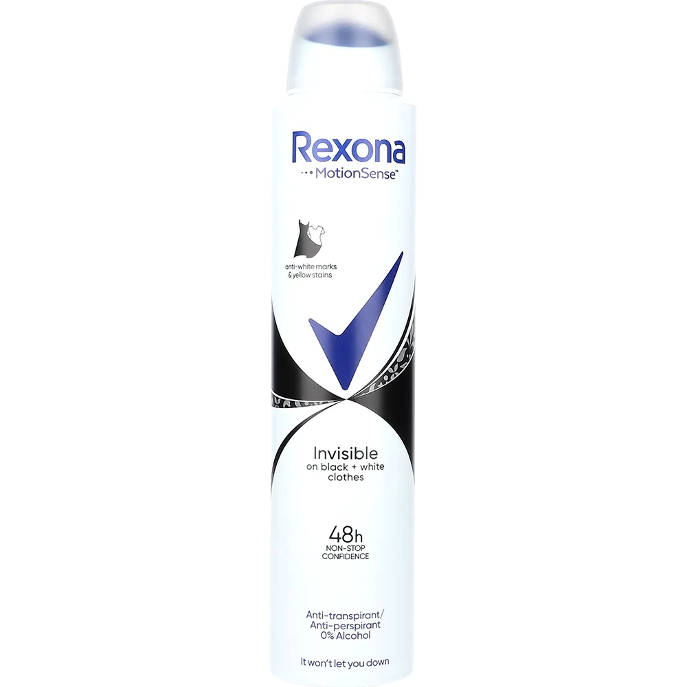 Rexona Deospray Invisible B&W