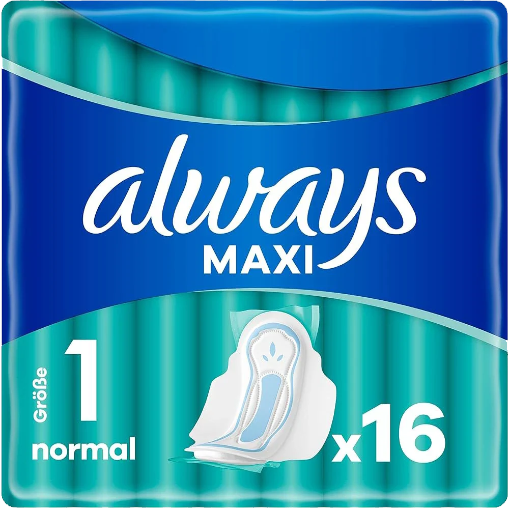 Always Maxi Normalbinda Normal m. vingar 16 st, Stl. 1