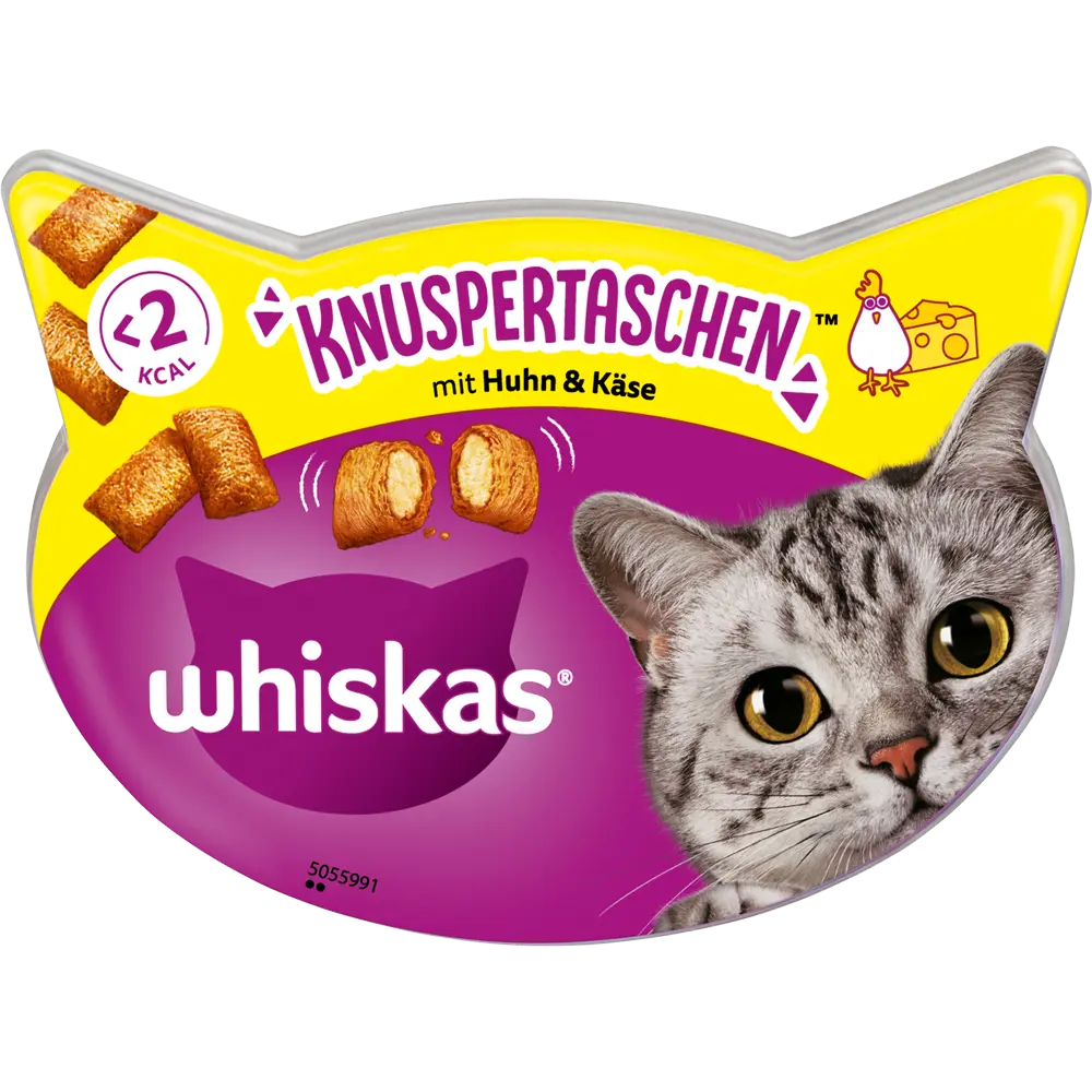Whiskas Knuspertaschen mit Huhn & Käse