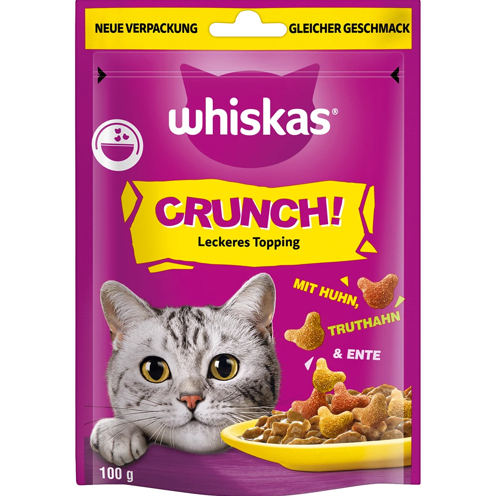 Whiskas Crunch Huhn, Truthahn & Ente
