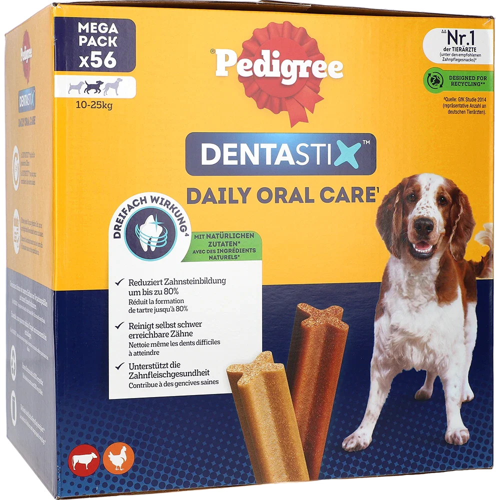 Pedigree DentaStix MP für mittlere Hunde 56er
