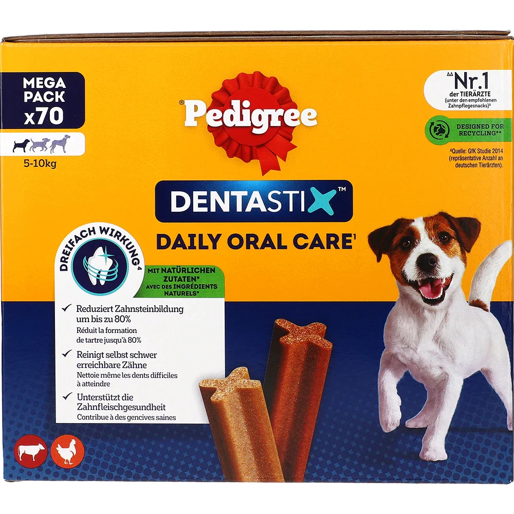 Pedigree Denta Stix MP für kleine Hunde 70er