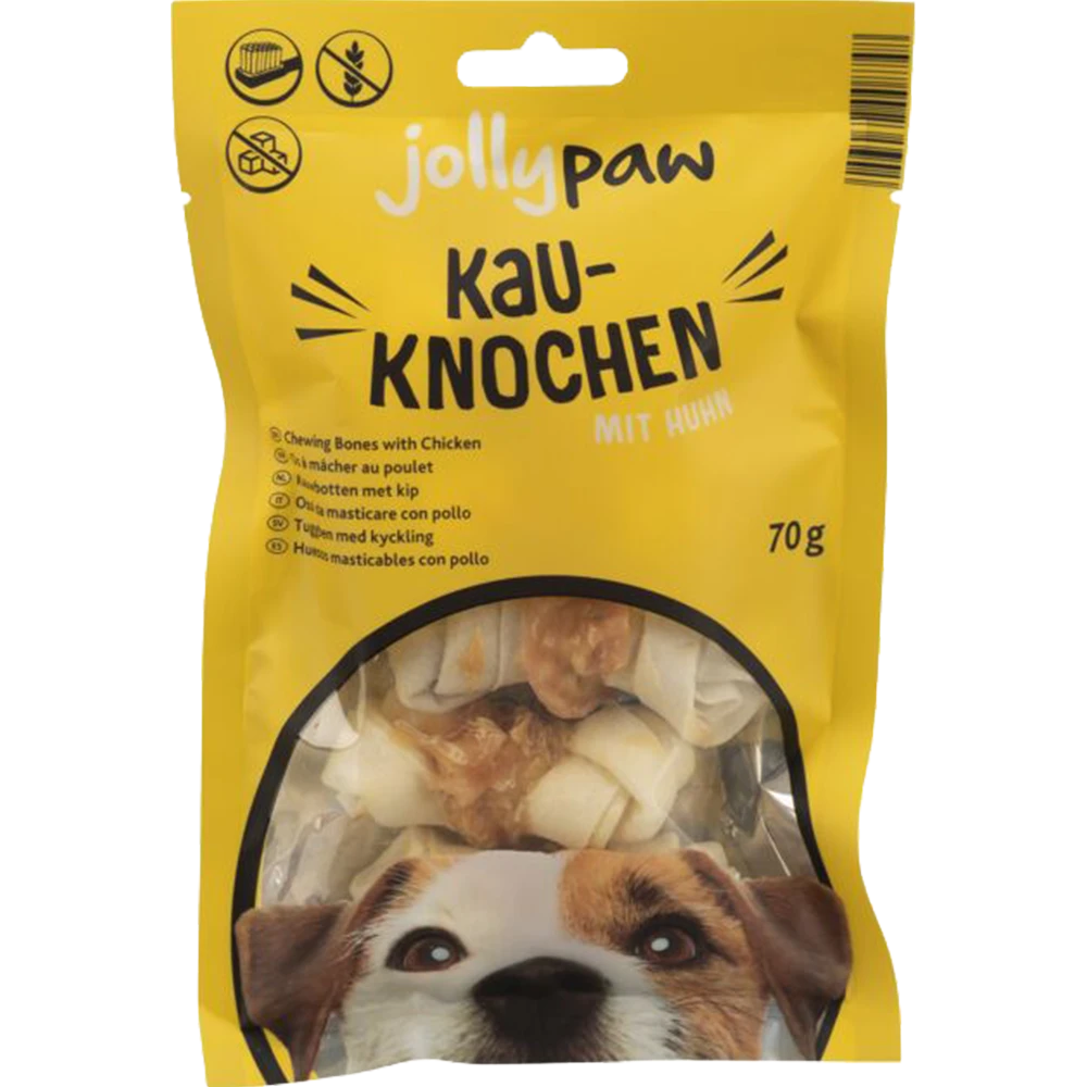 JP Kauknoten Huhn weiß 5 cm 5er