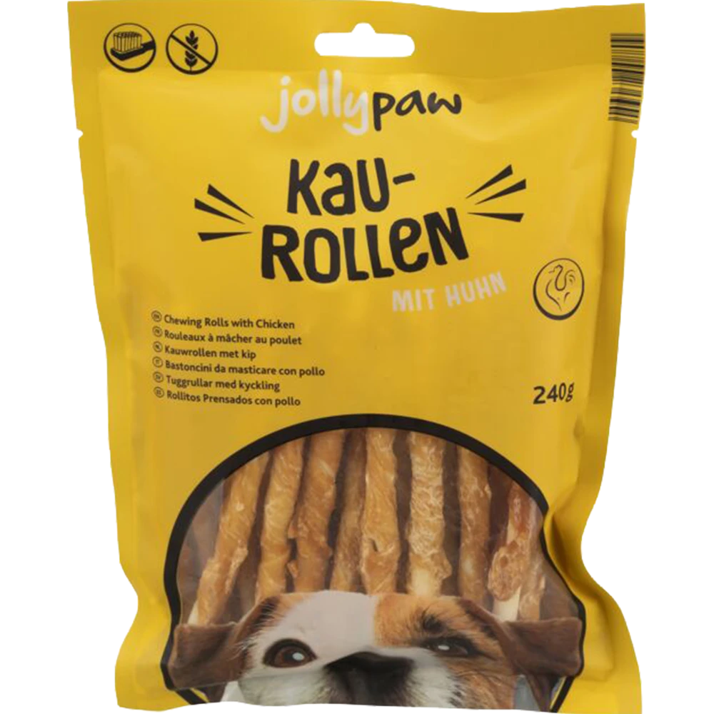 JP Kaurollen Huhn weiß 12 cm 30er