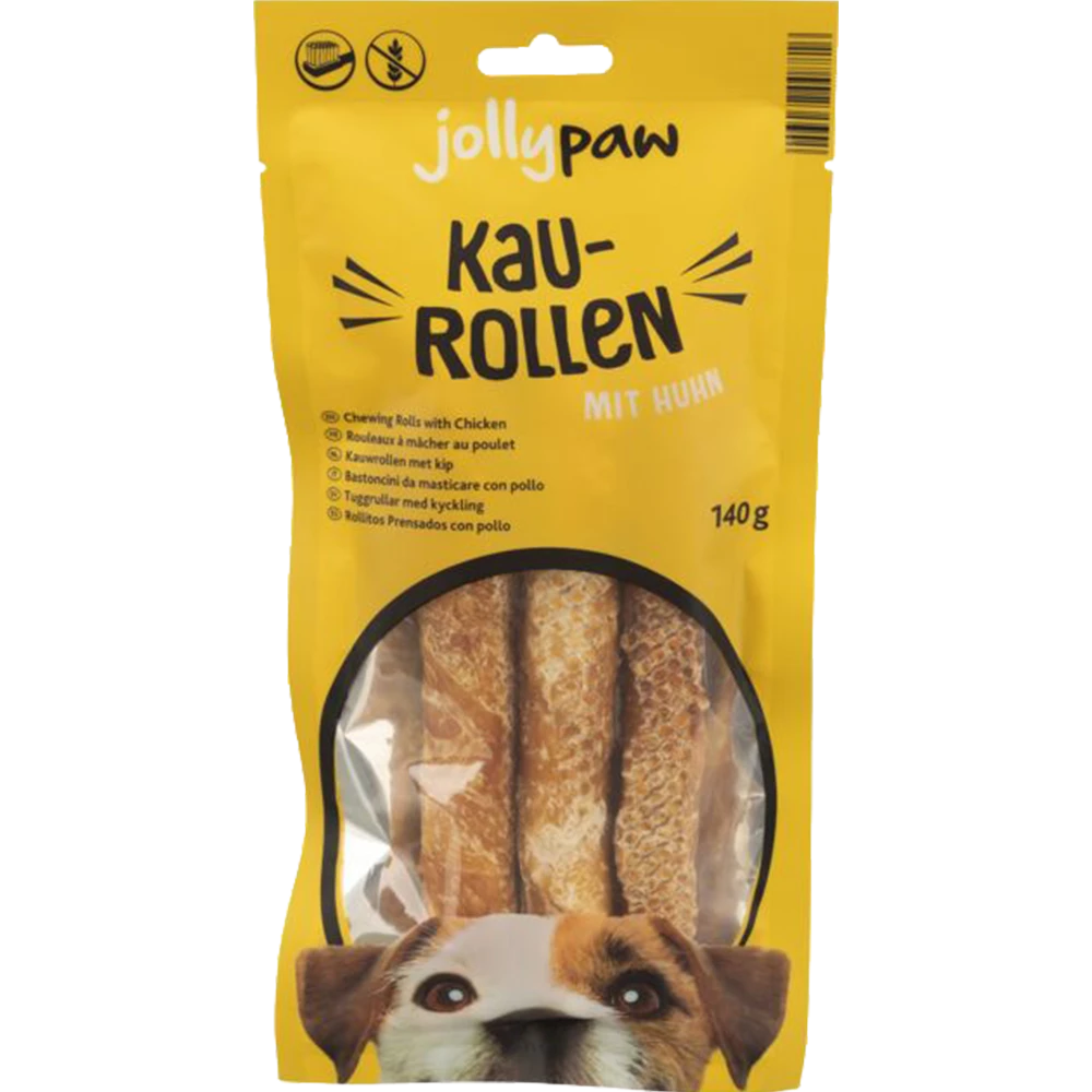 JP Kaurollen Huhn weiß 17 cm 3er