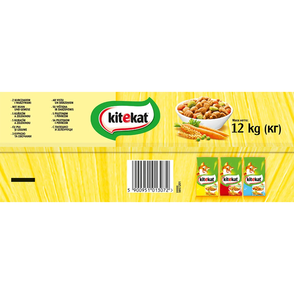 Kitekat Trocken mit Huhn & Gemüse