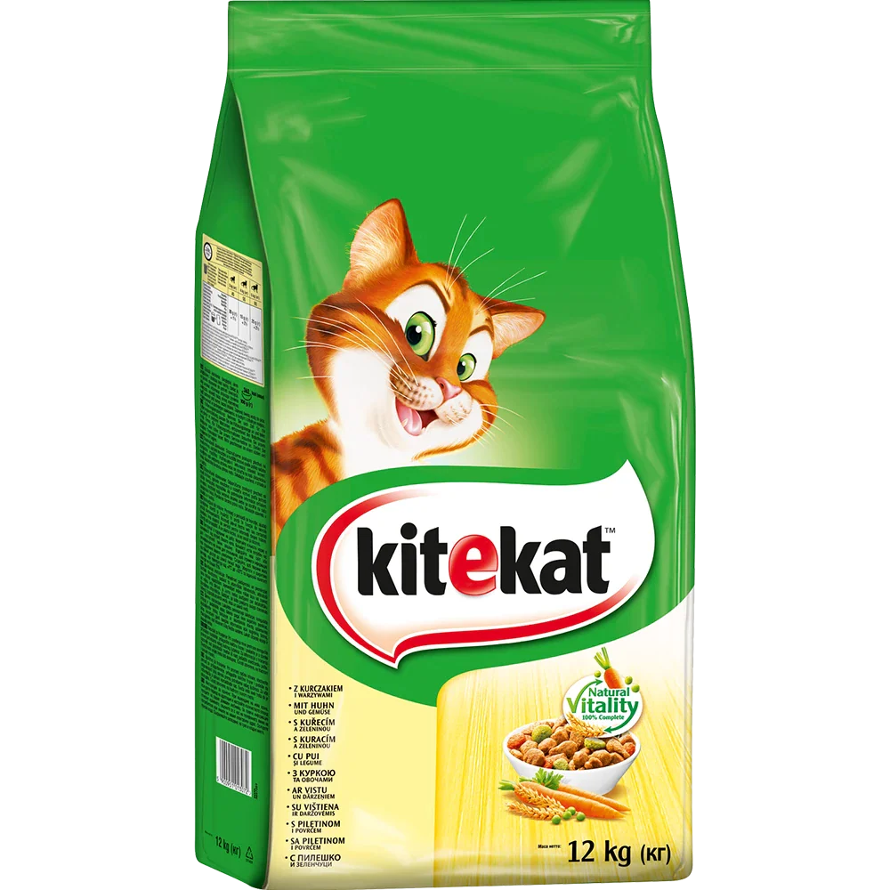 Kitekat Trocken mit Huhn & Gemüse