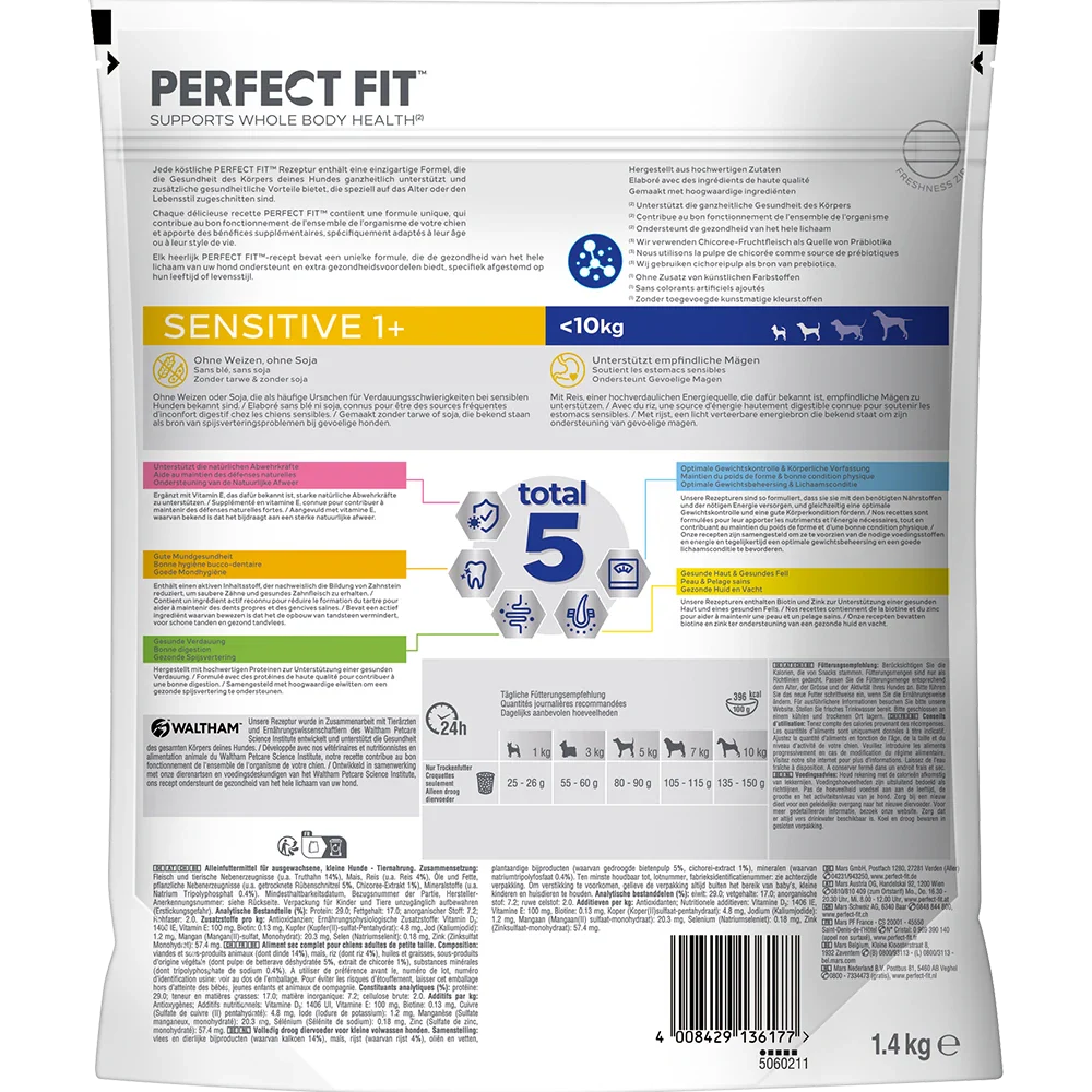 Perfect Fit Hund Sensitiv Voksen med Kalkun