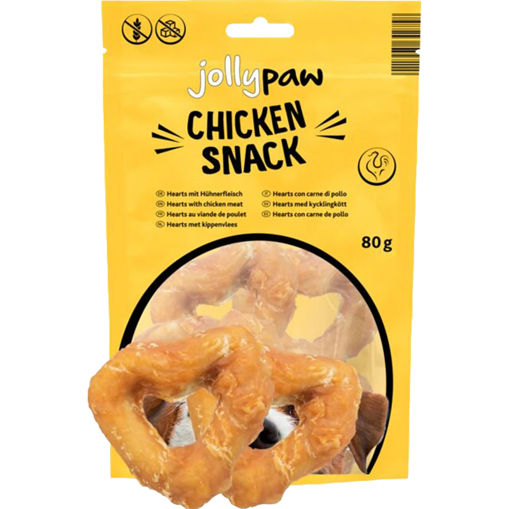 JP Heart mit Huhn, 6 cm, 4 Stück