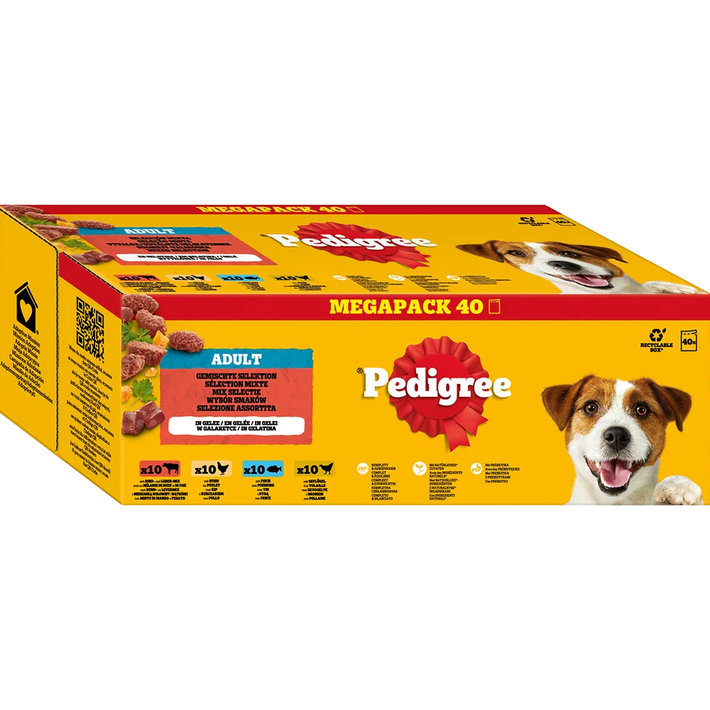 Pedigree Adult 4er in Gelee