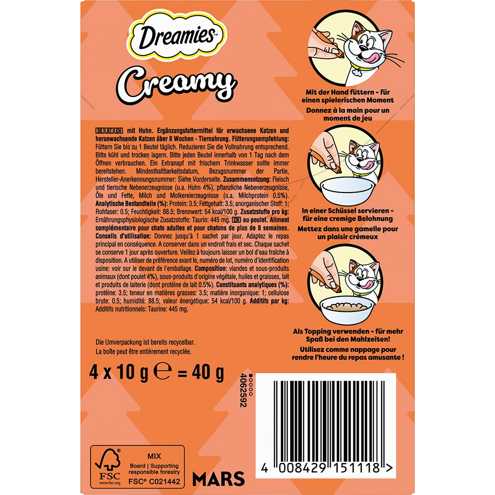 Dreamies Creamy Huhn
