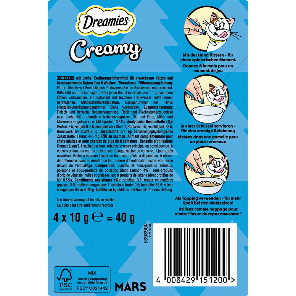 Dreamies Creamy Lachs