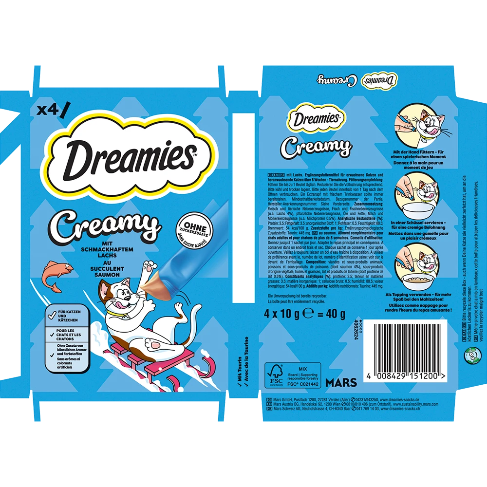 Dreamies Creamy Lachs