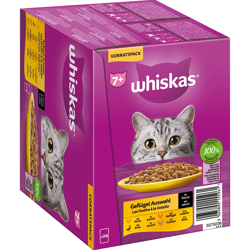 Whiskas Geflügel Sauce 7+