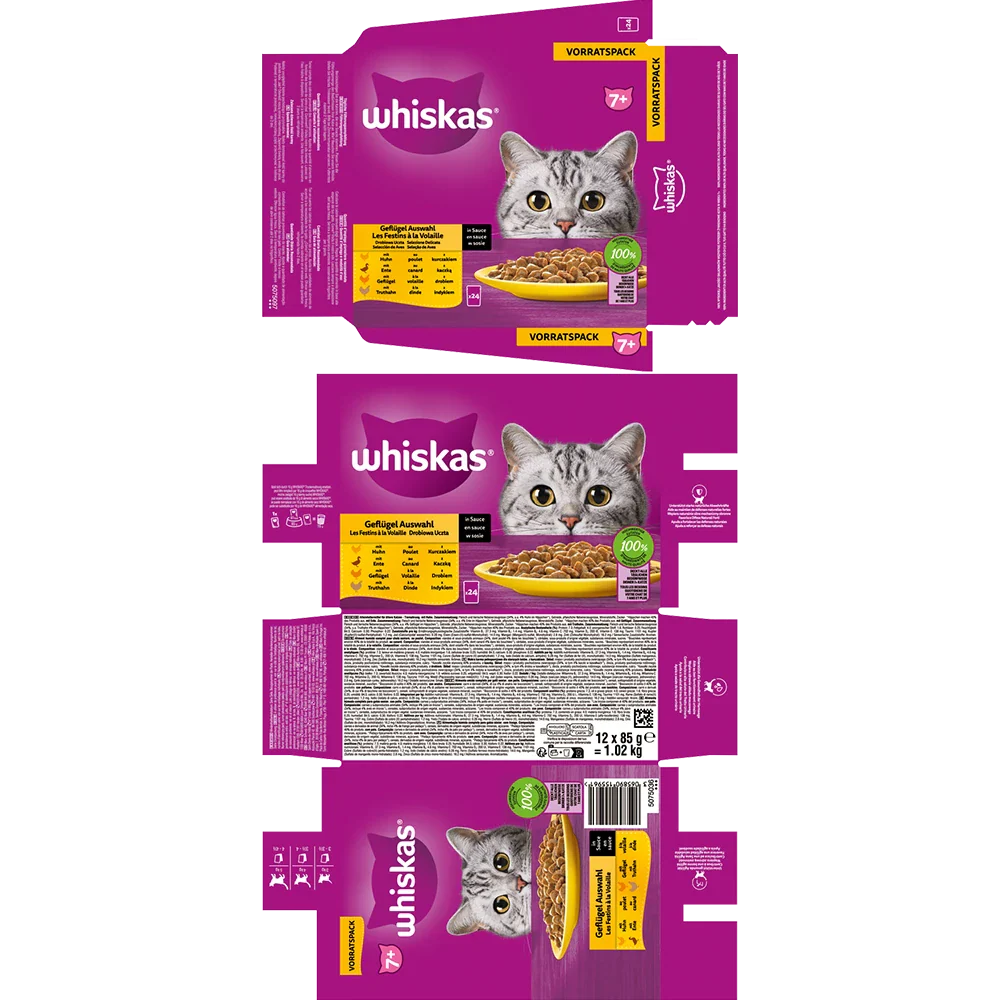 Whiskas Geflügel Sauce 7+