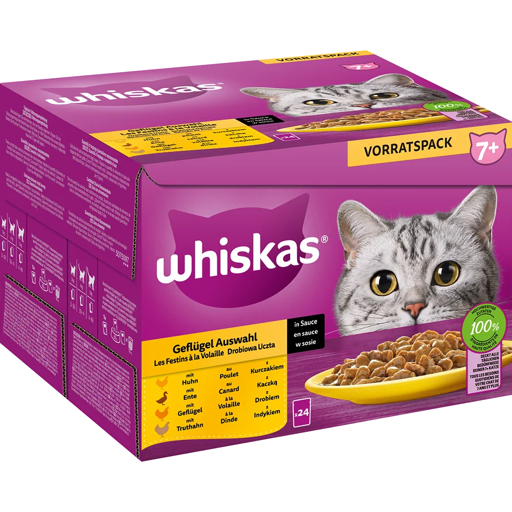Whiskas Geflügel Sauce 7+